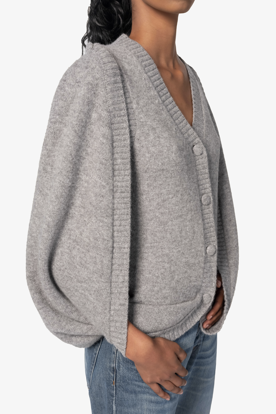 Caped Cardigan