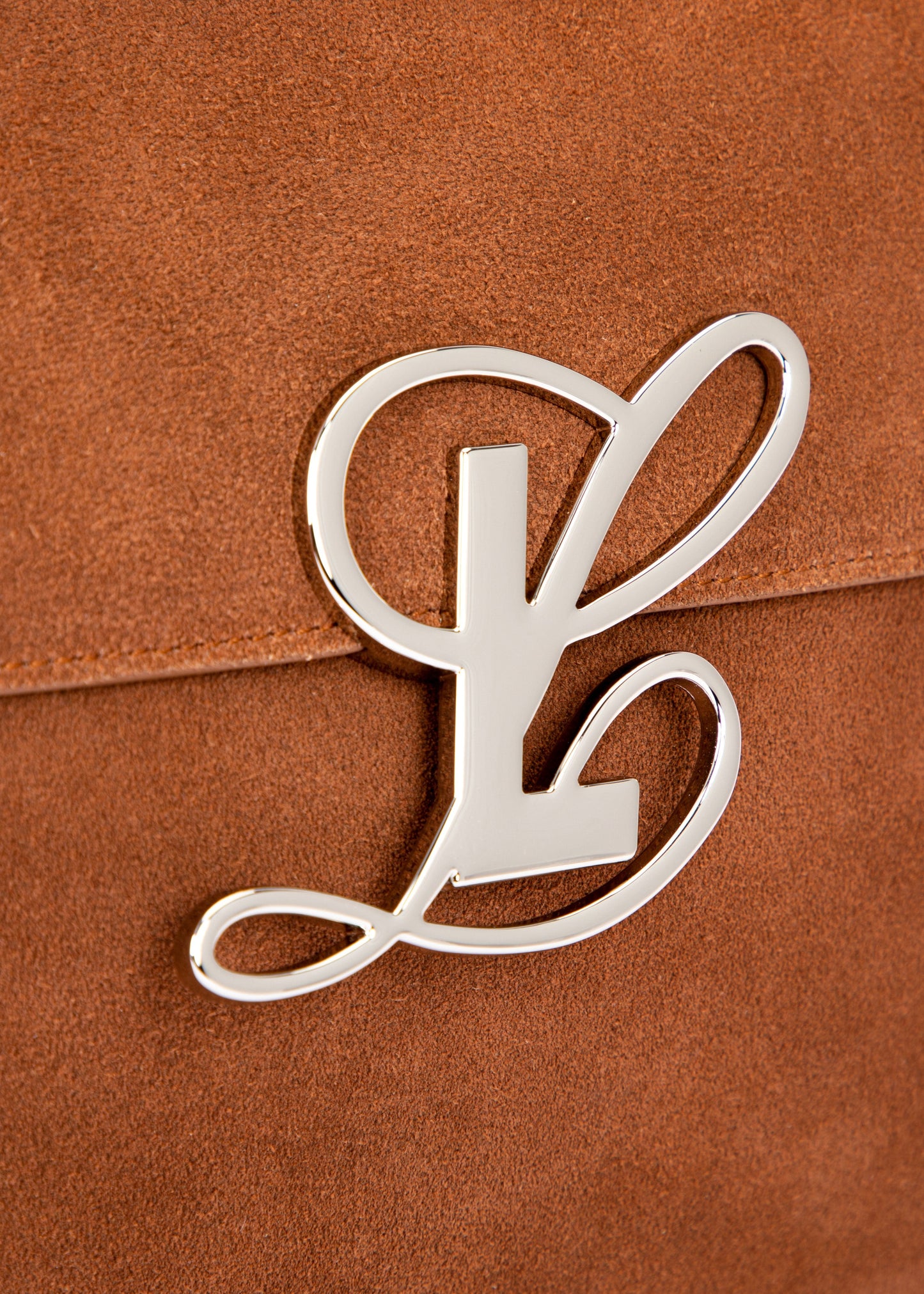 Cognac Suede Cam Messenger