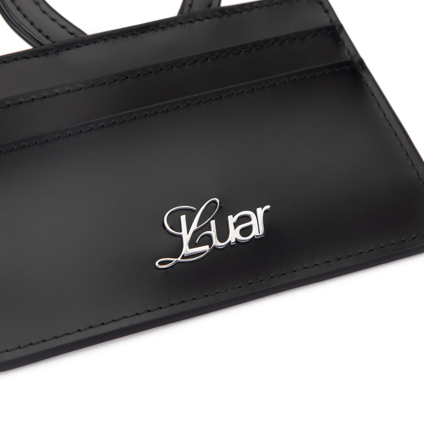 Ana Cardholder in Black Leather