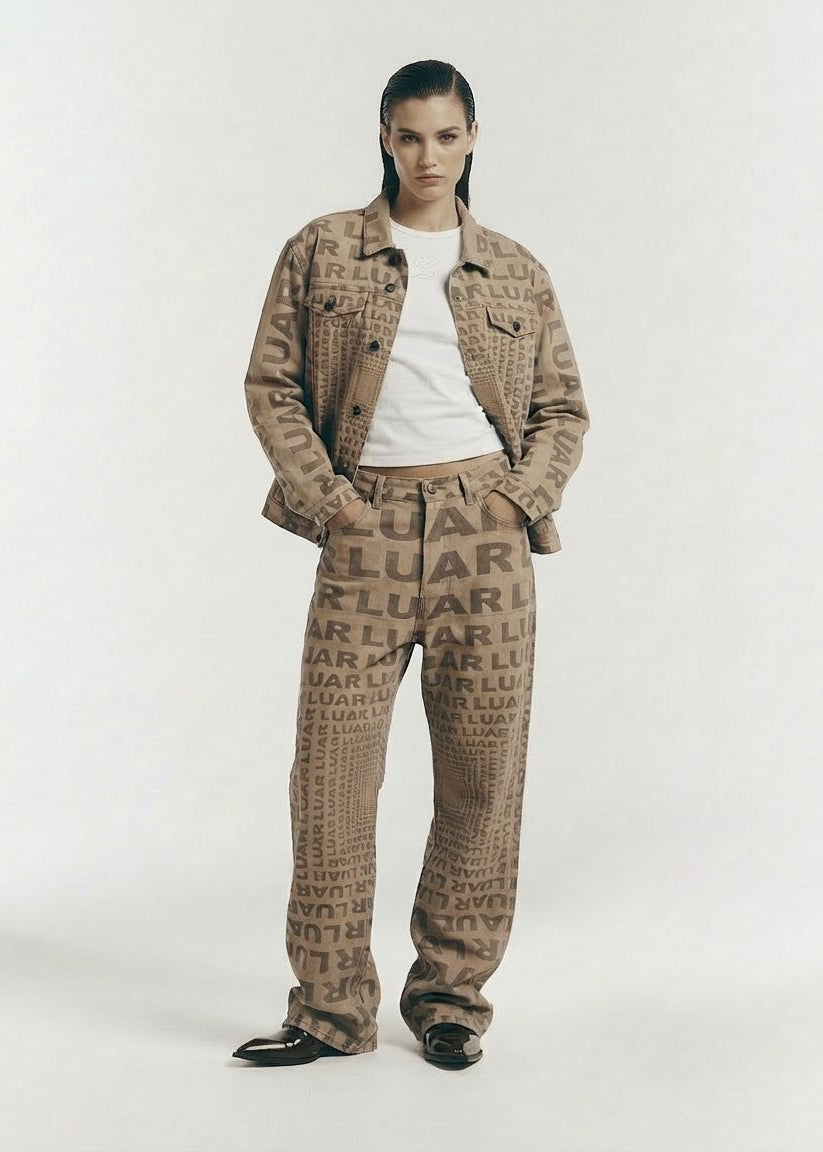 Logo Carpenter Pant in Tan