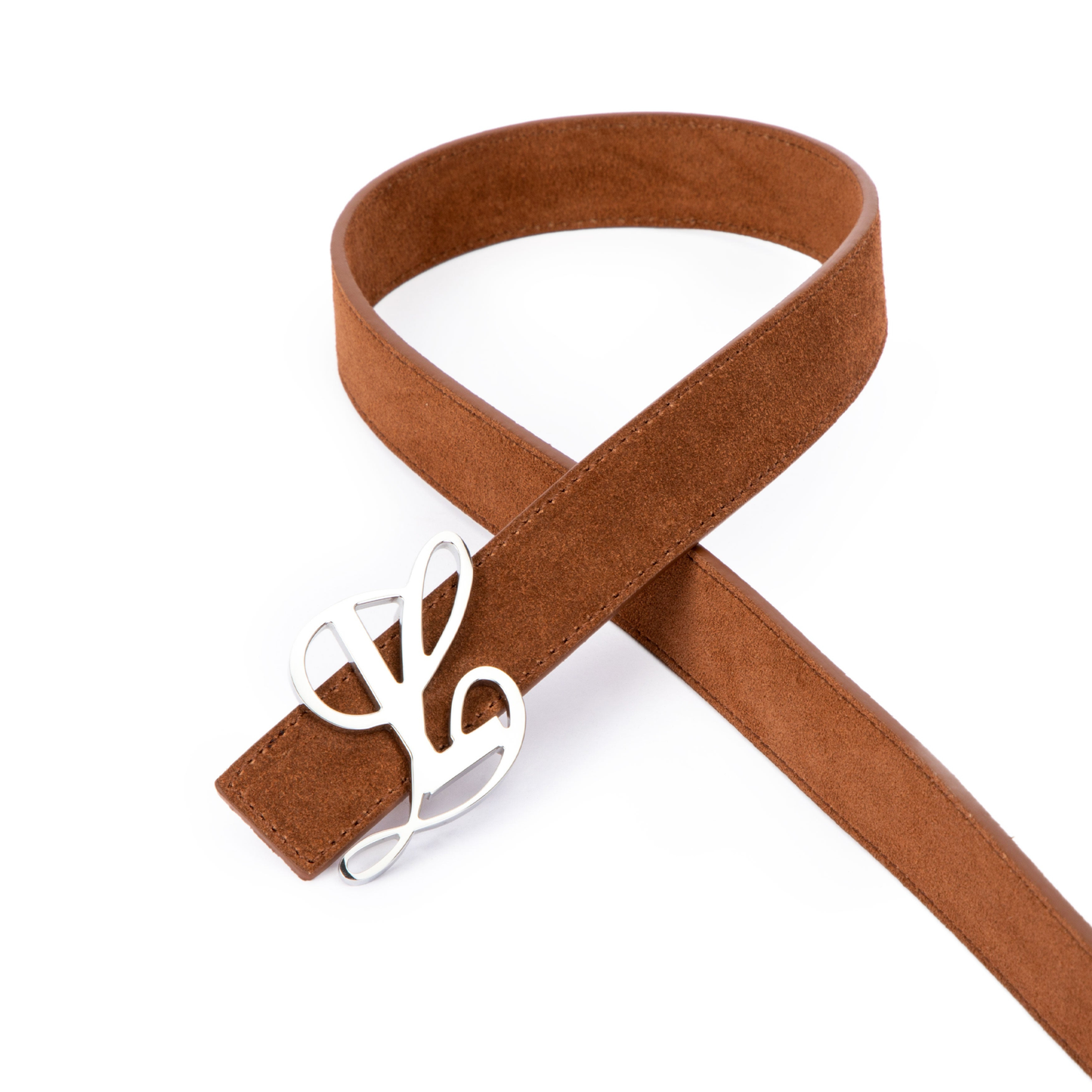 Baby Belt - Cognac Suede