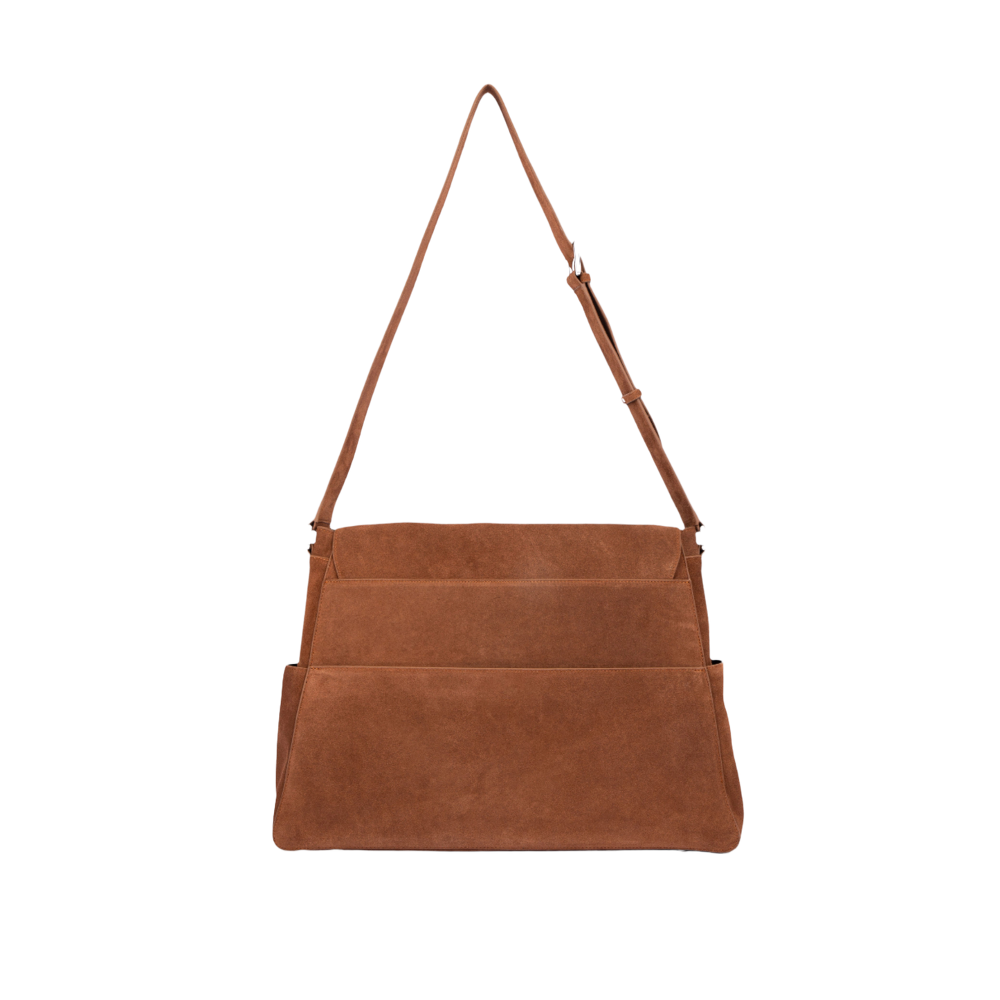 Cognac Suede Cam Messenger