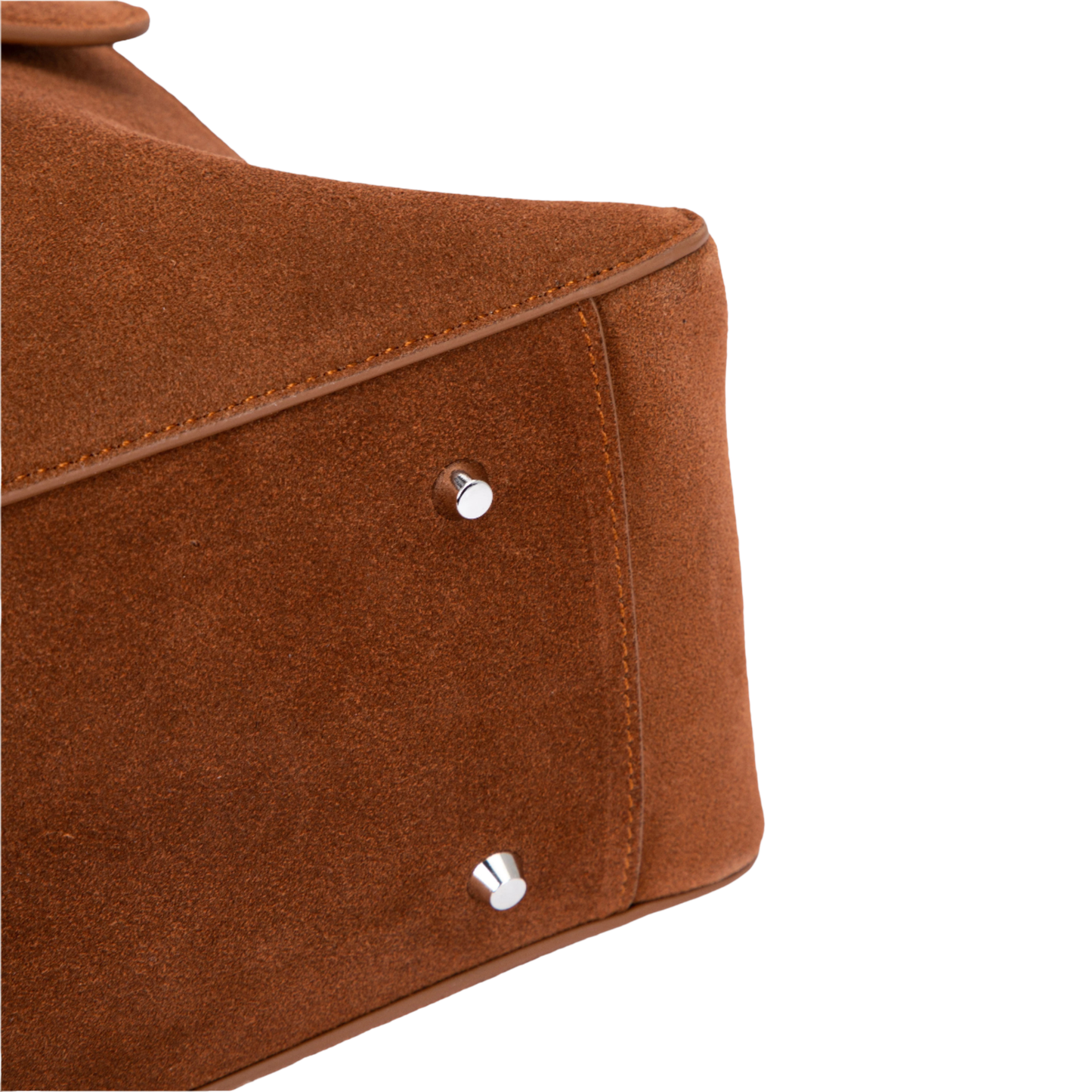 Cognac Suede Cam Messenger