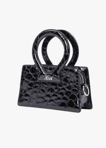 Black Pebble Small Ana Hover