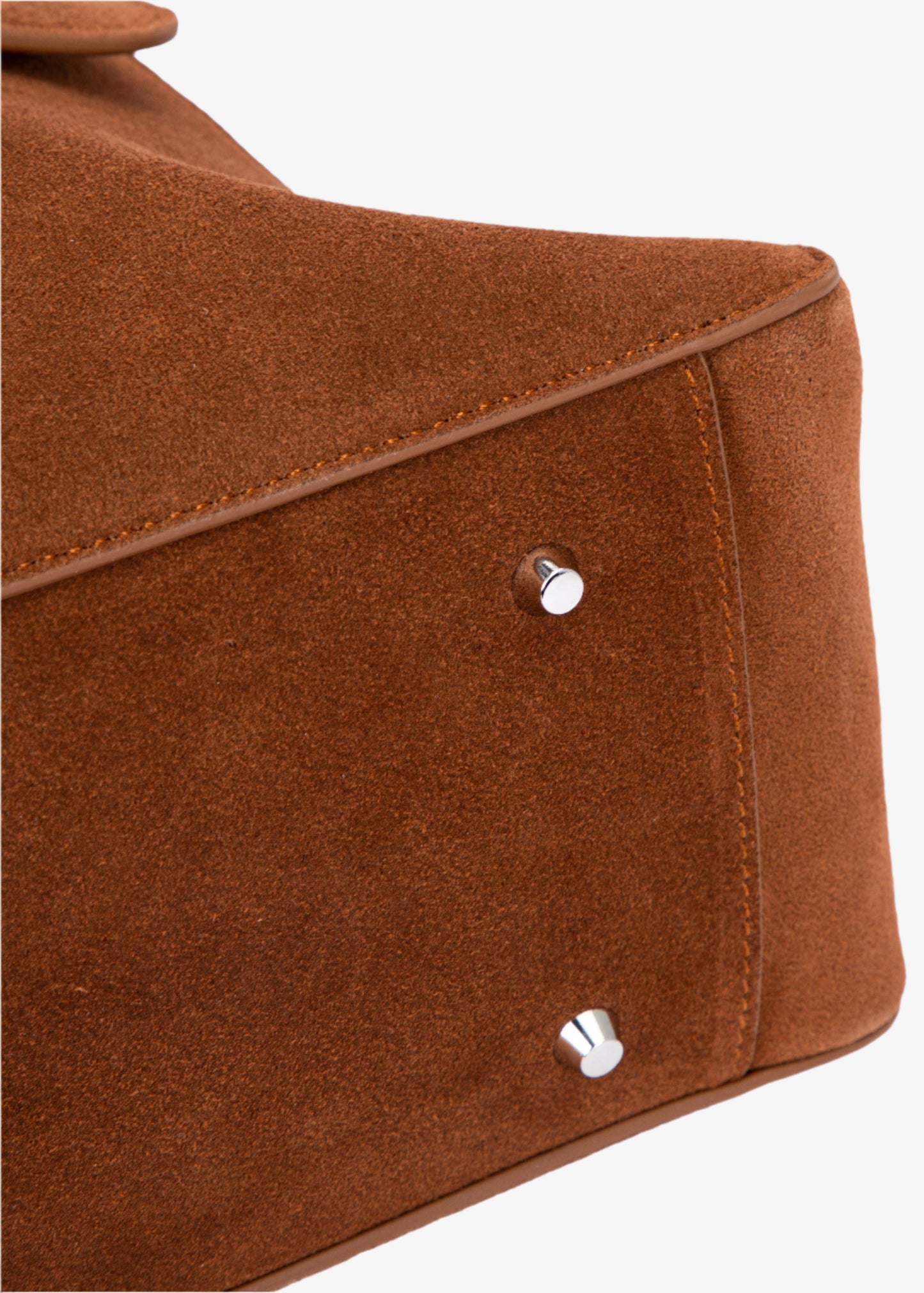 Cognac Suede Cam Messenger
