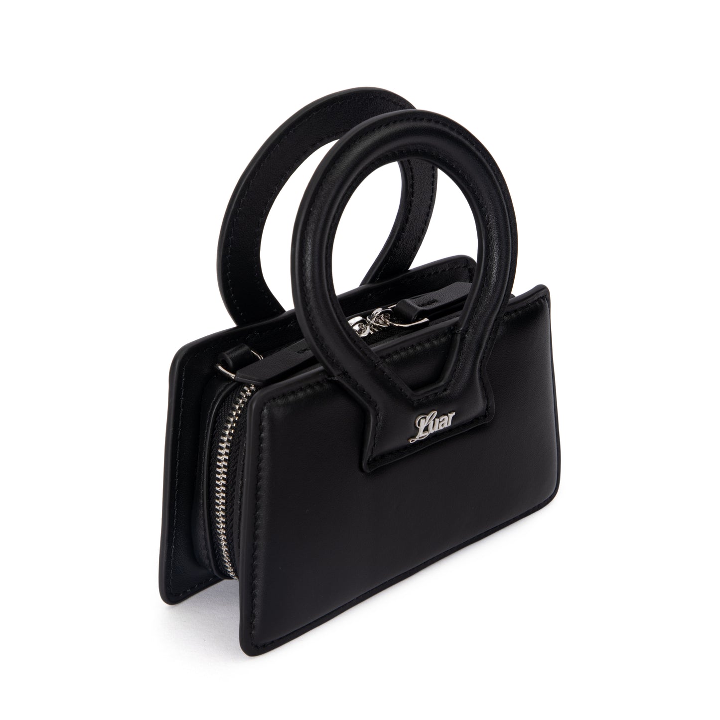 Mini Ana in Black Leather