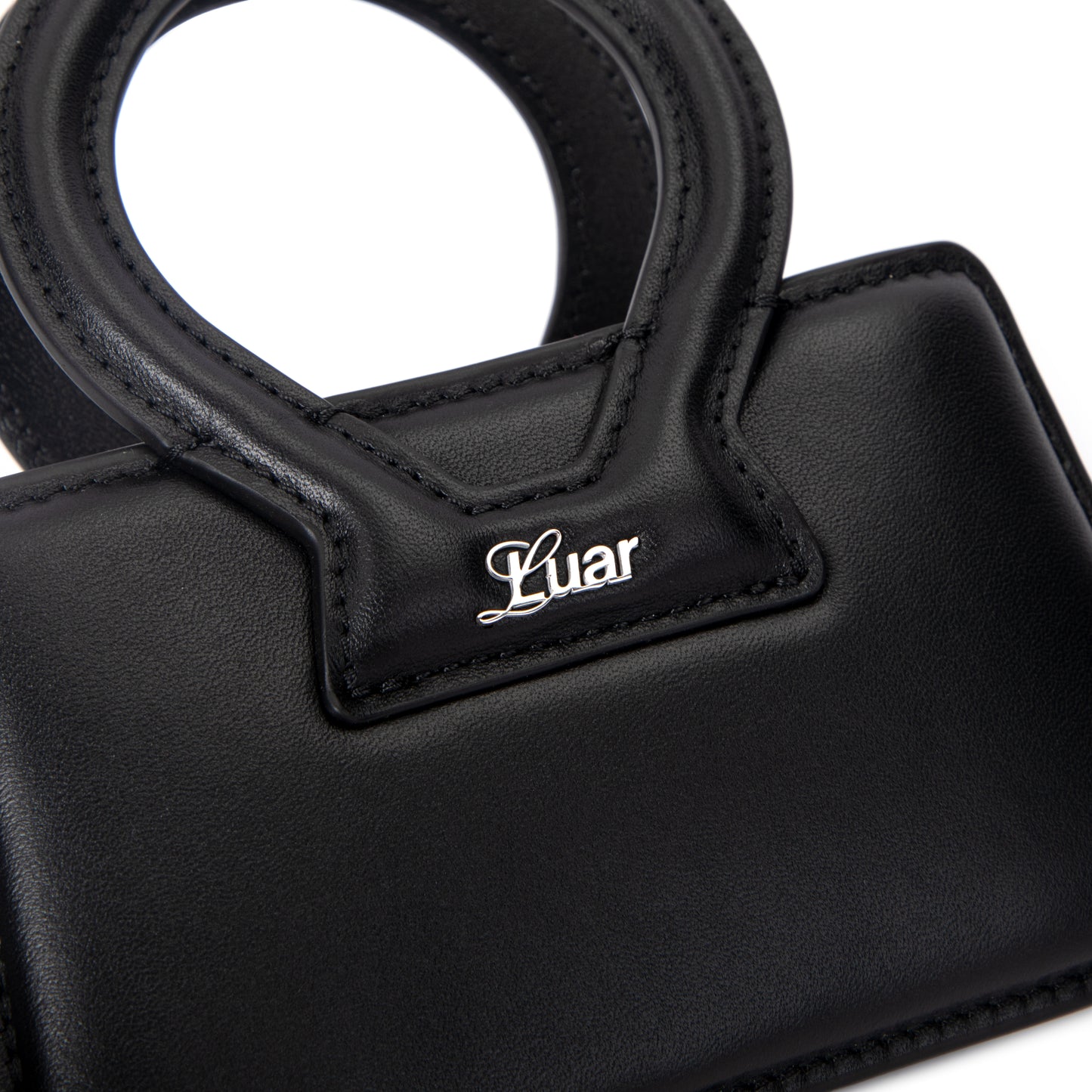 Mini Ana in Black Leather