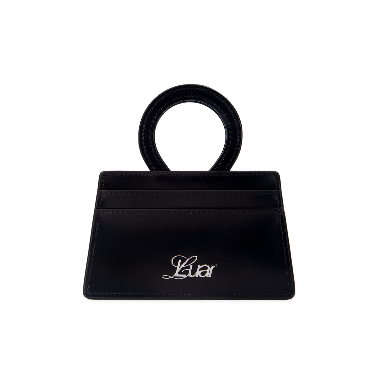 Ana Cardholder in Black Leather