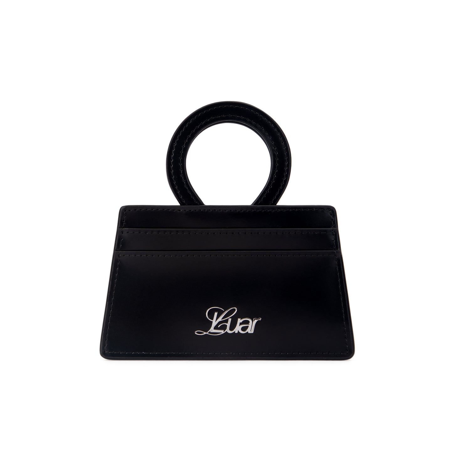 Ana Cardholder in Black Leather