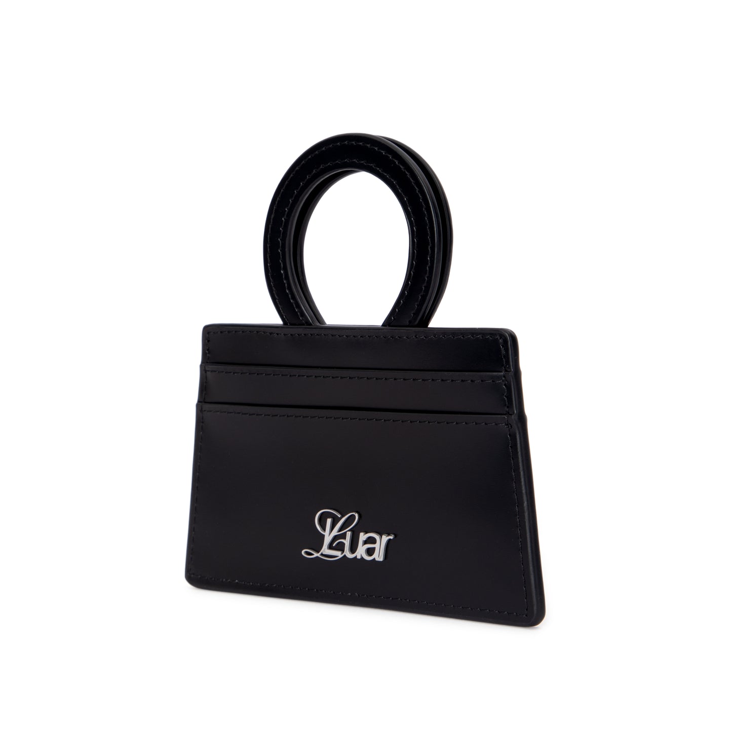 Ana Cardholder in Black Leather