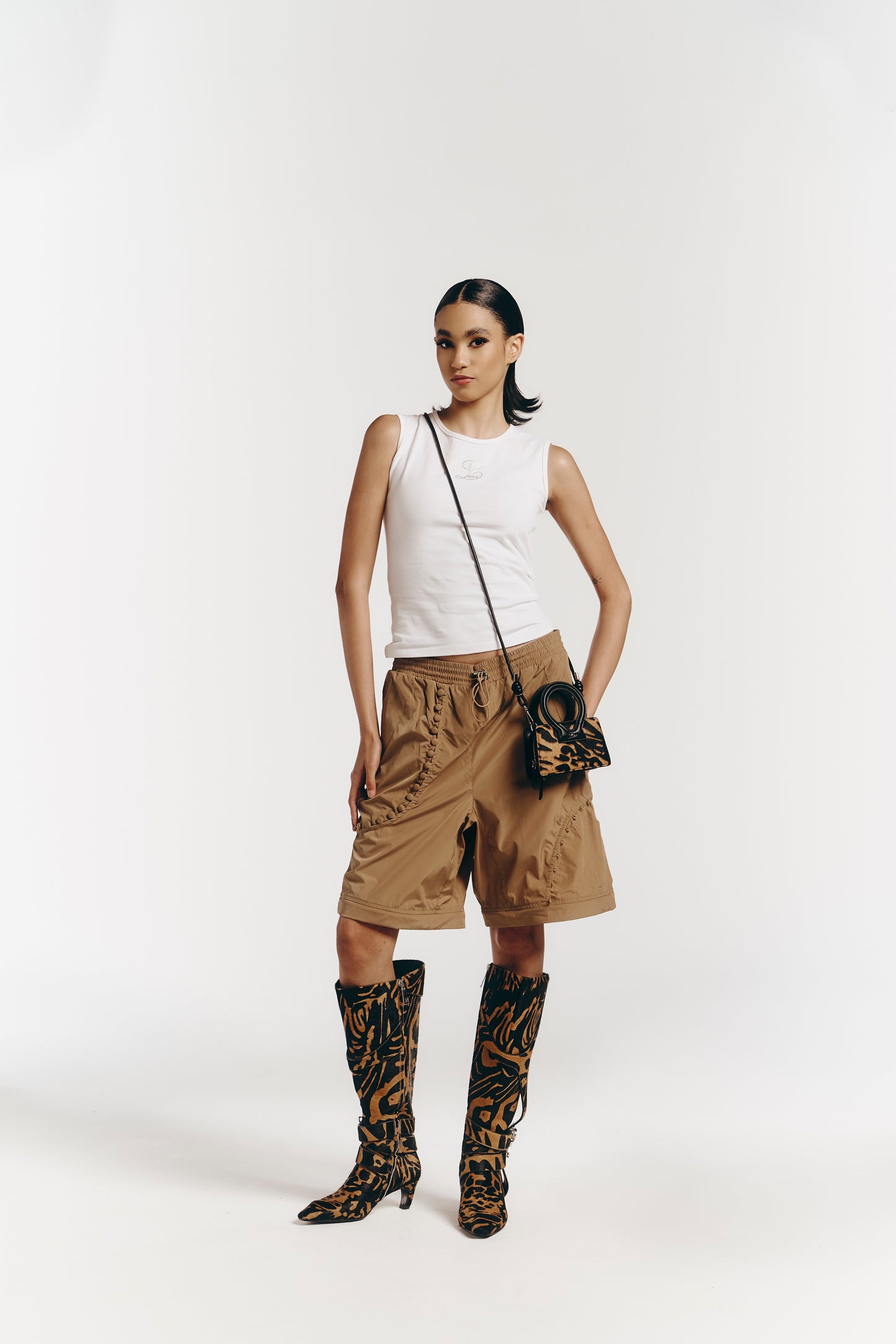 Mini Ana in Leopard Pony Hair