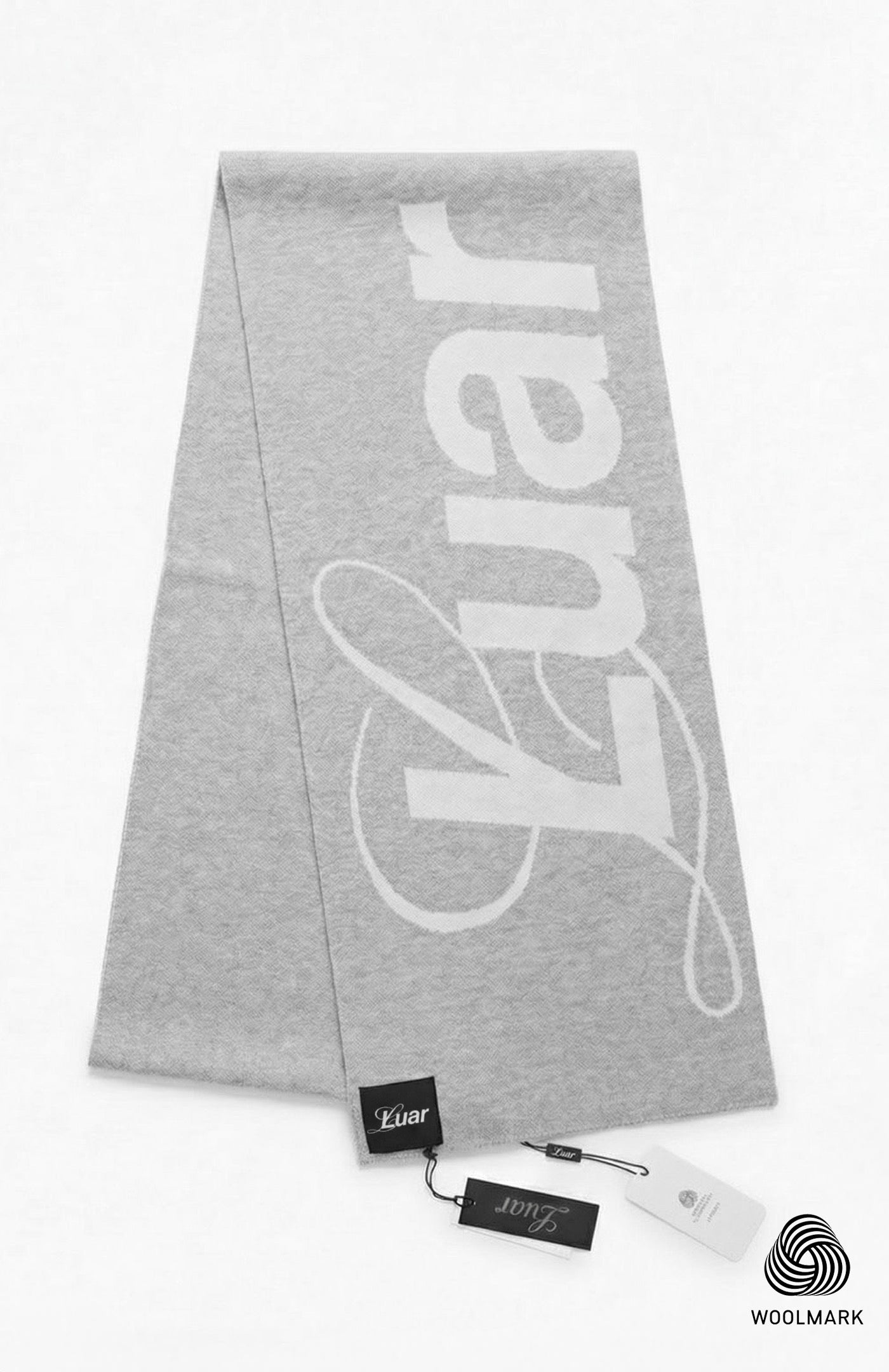 Logo Scarf in Merino Wool