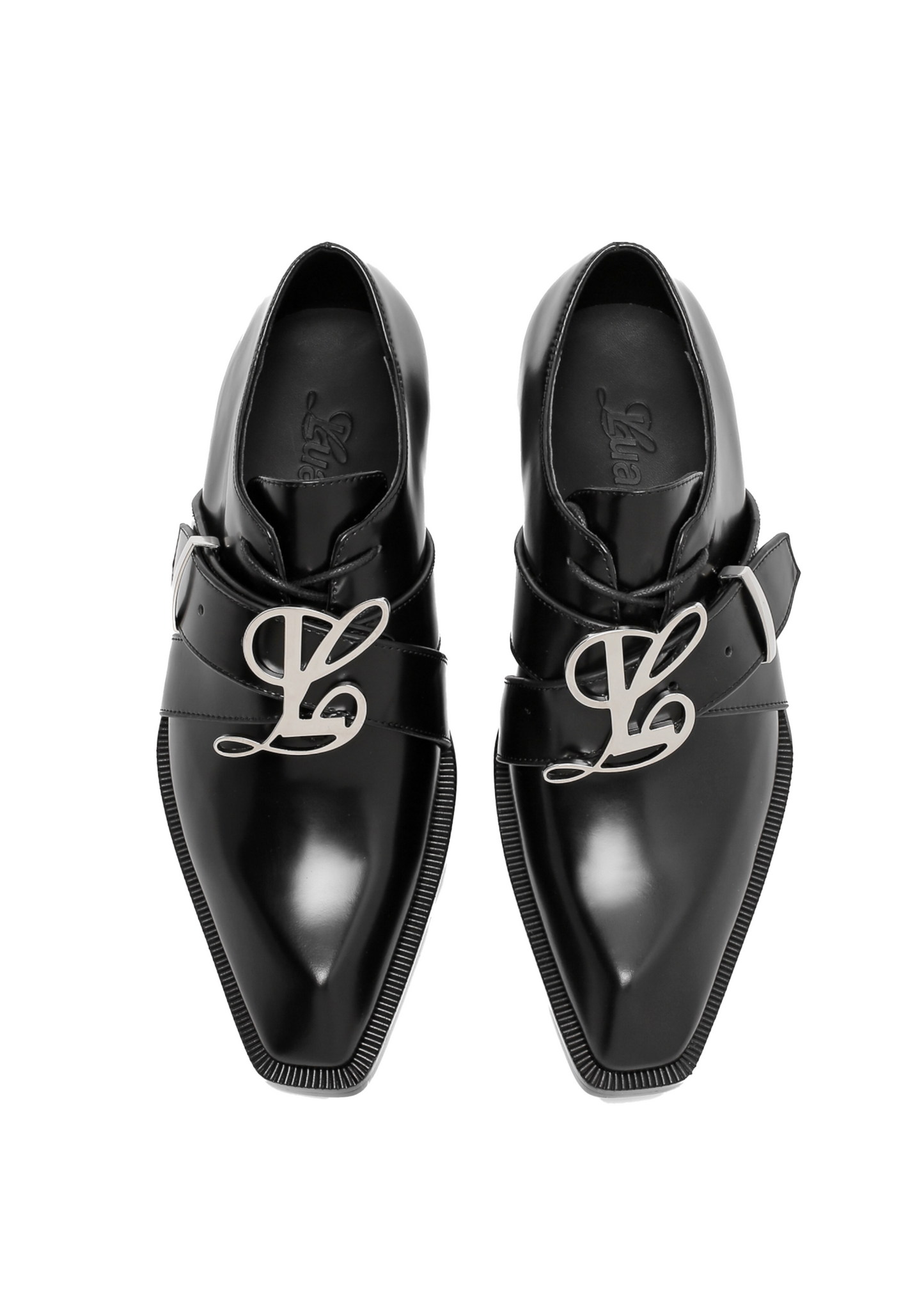 Adrian Black Belted Oxford