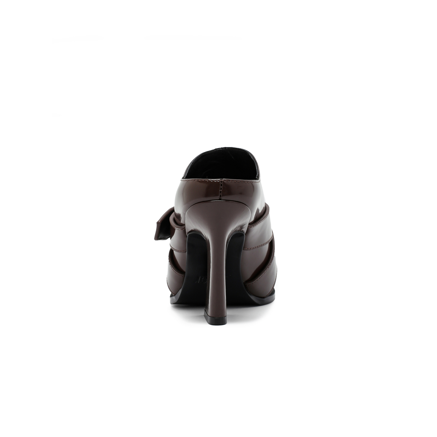 Jehan Brown Belted Mules