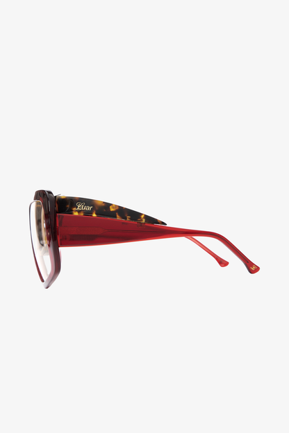 DOUBLE EYEWEAR - BURGUNDY/TORTOISE