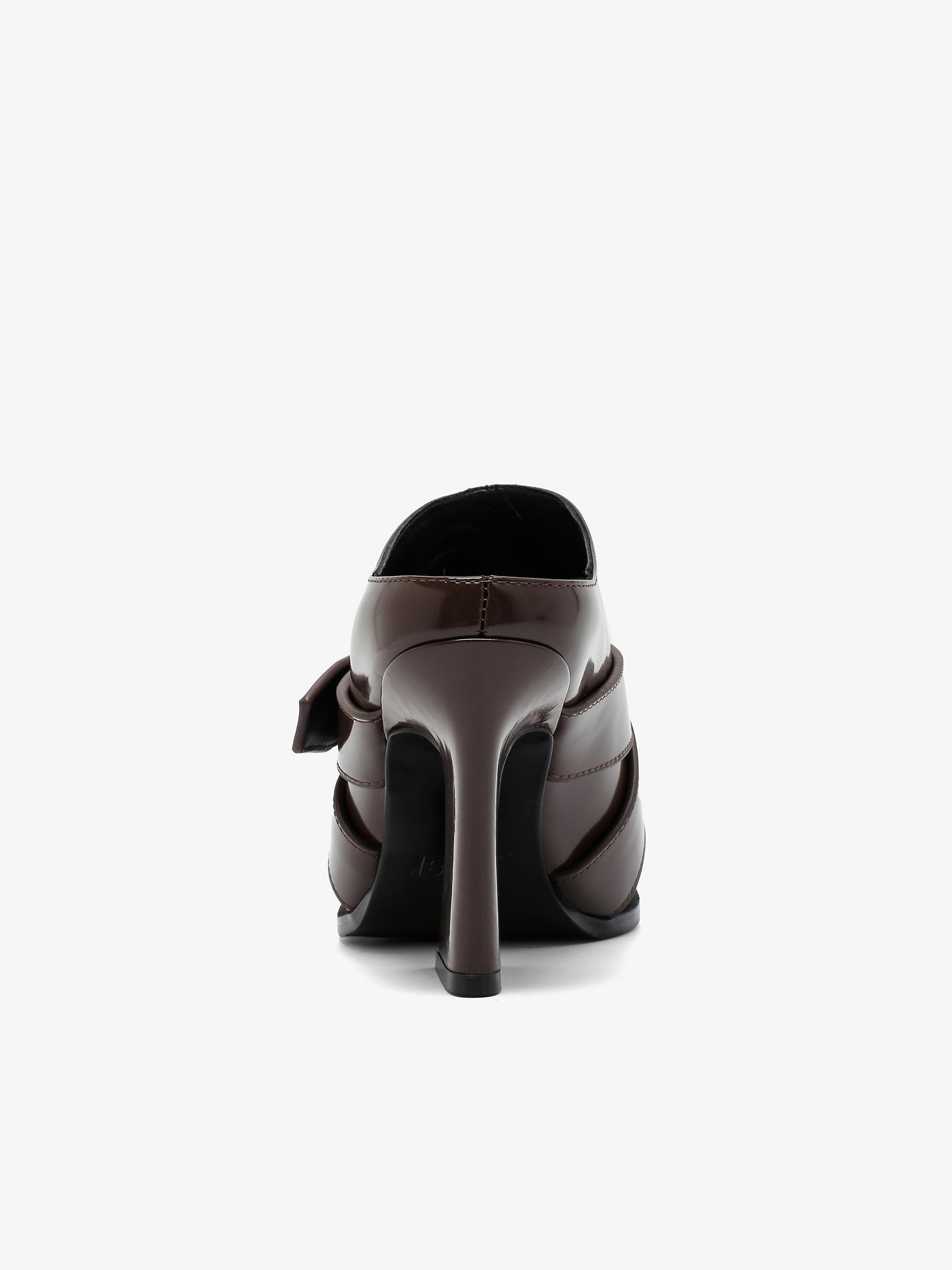 Jehan Brown Belted Mules