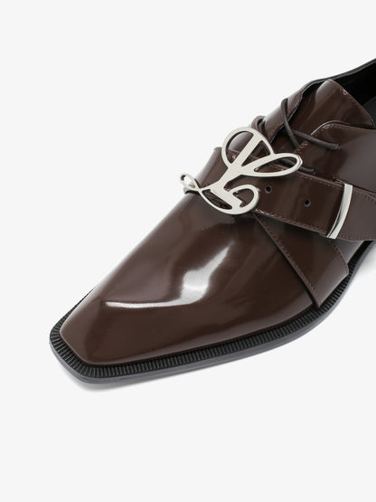 Adrian Brown Belted Oxford