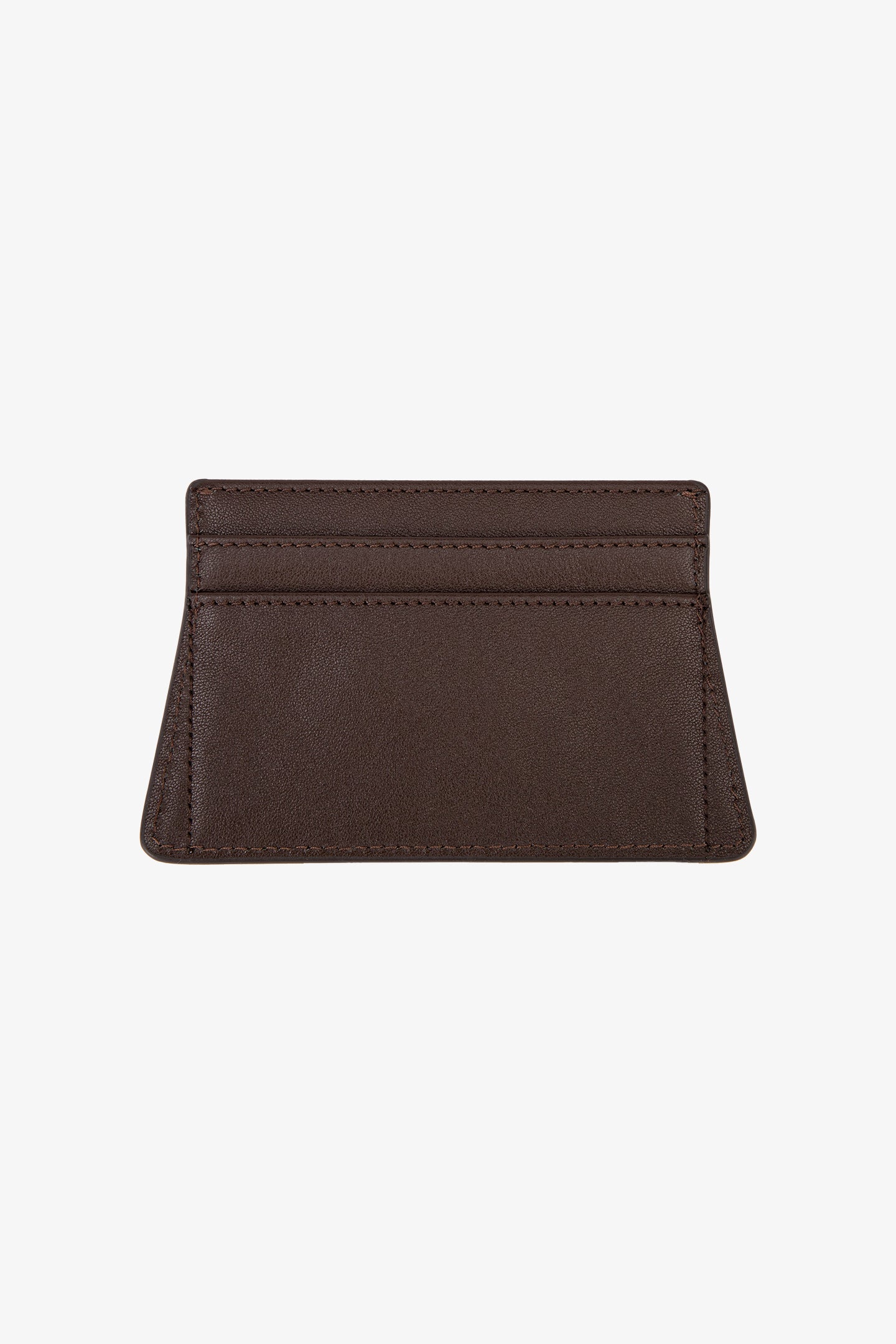 ESPRESSO MATTE LEATHER CARDHOLDER