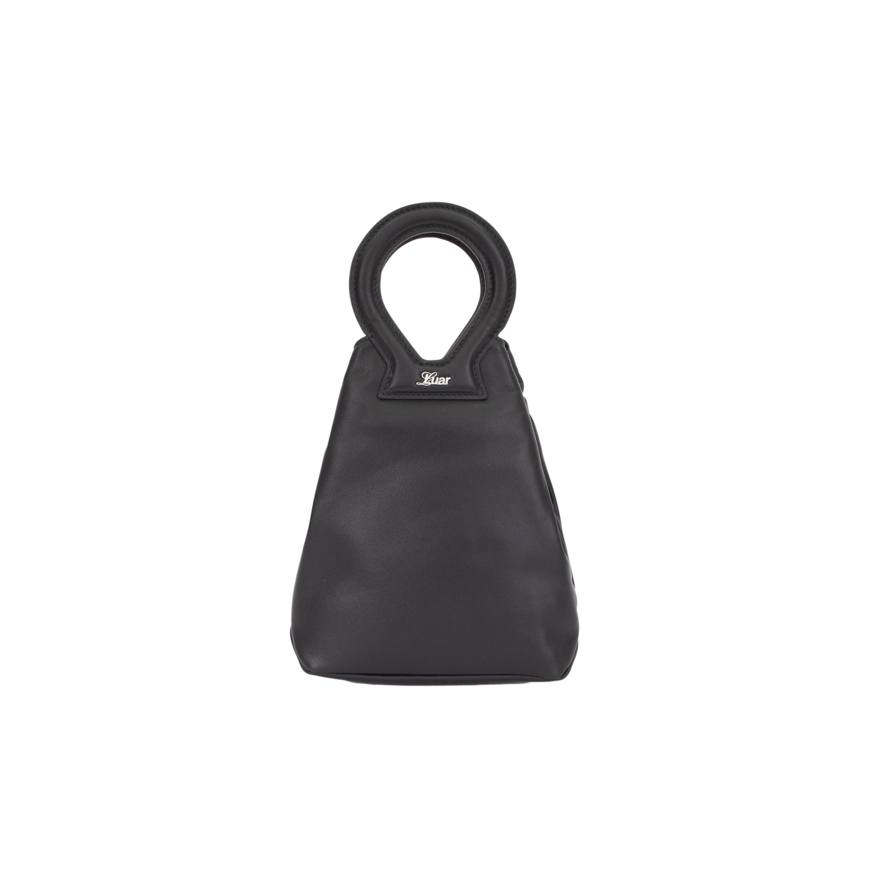 Mini Brooke in Black Leather