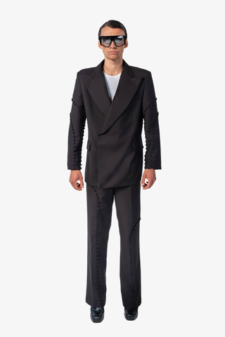 Men's Unbutton Blazer - Black