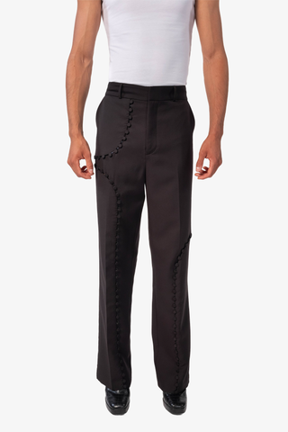 Unbotton Pants - Black