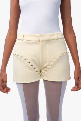 Unbotton Shorts - Butter