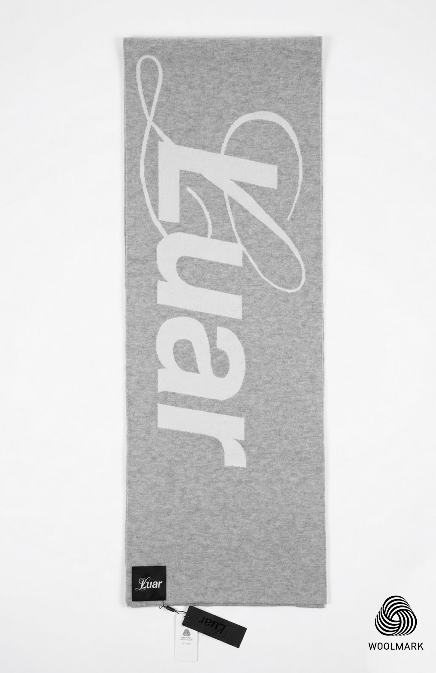 Logo Scarf in Merino Wool