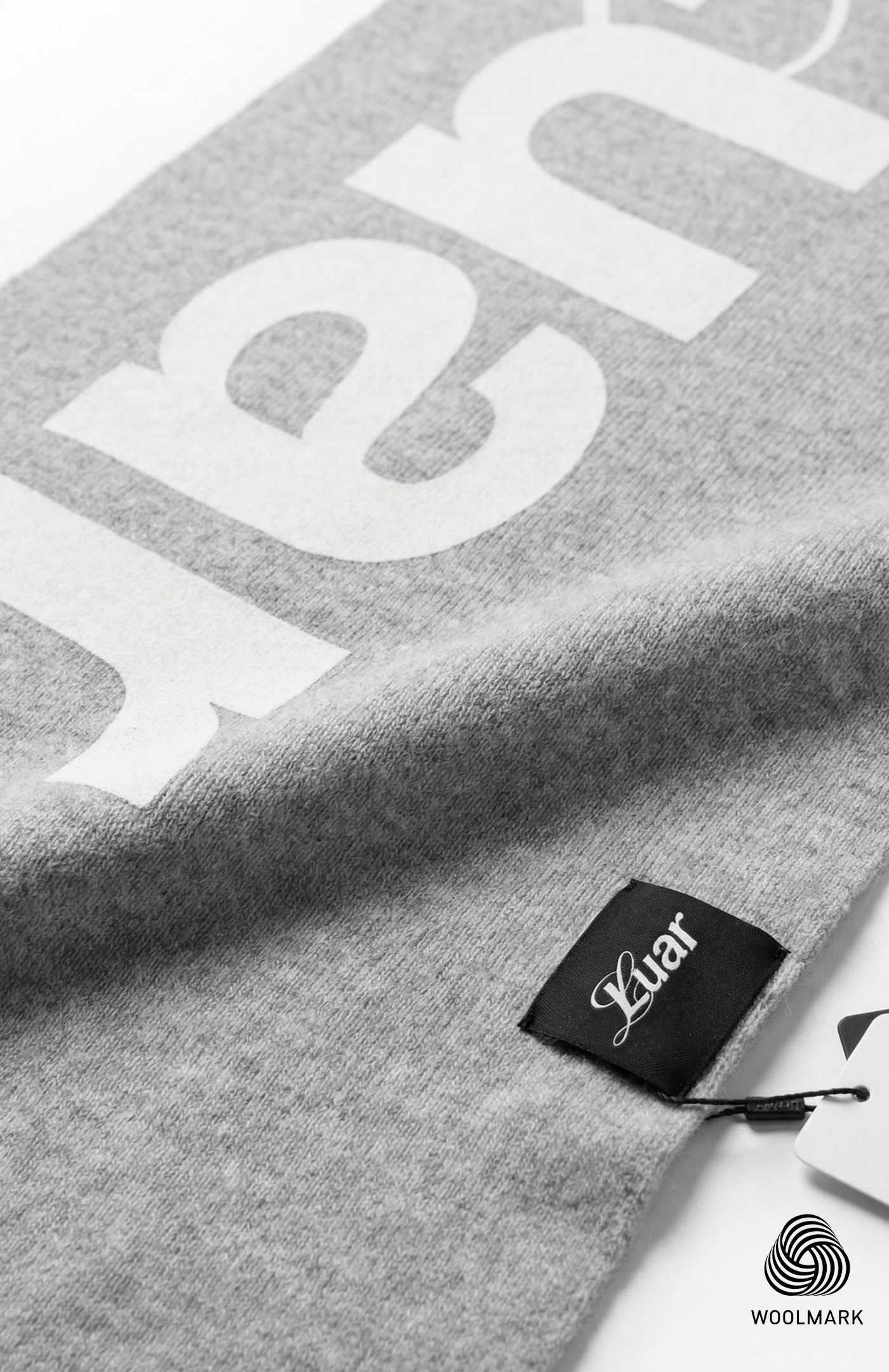 Logo Scarf in Merino Wool