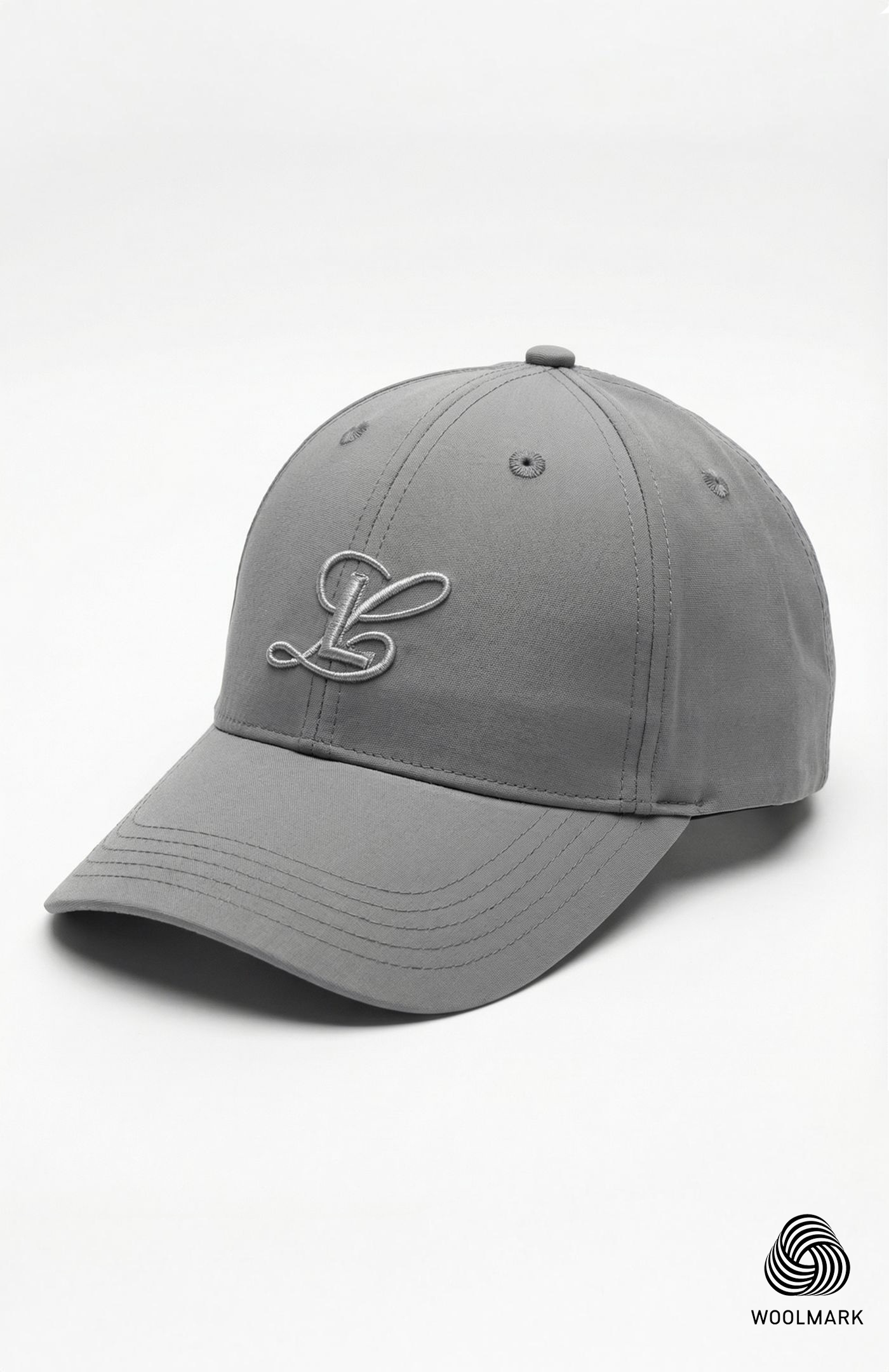 Logo Baseball Cap in Smart Merino Wool