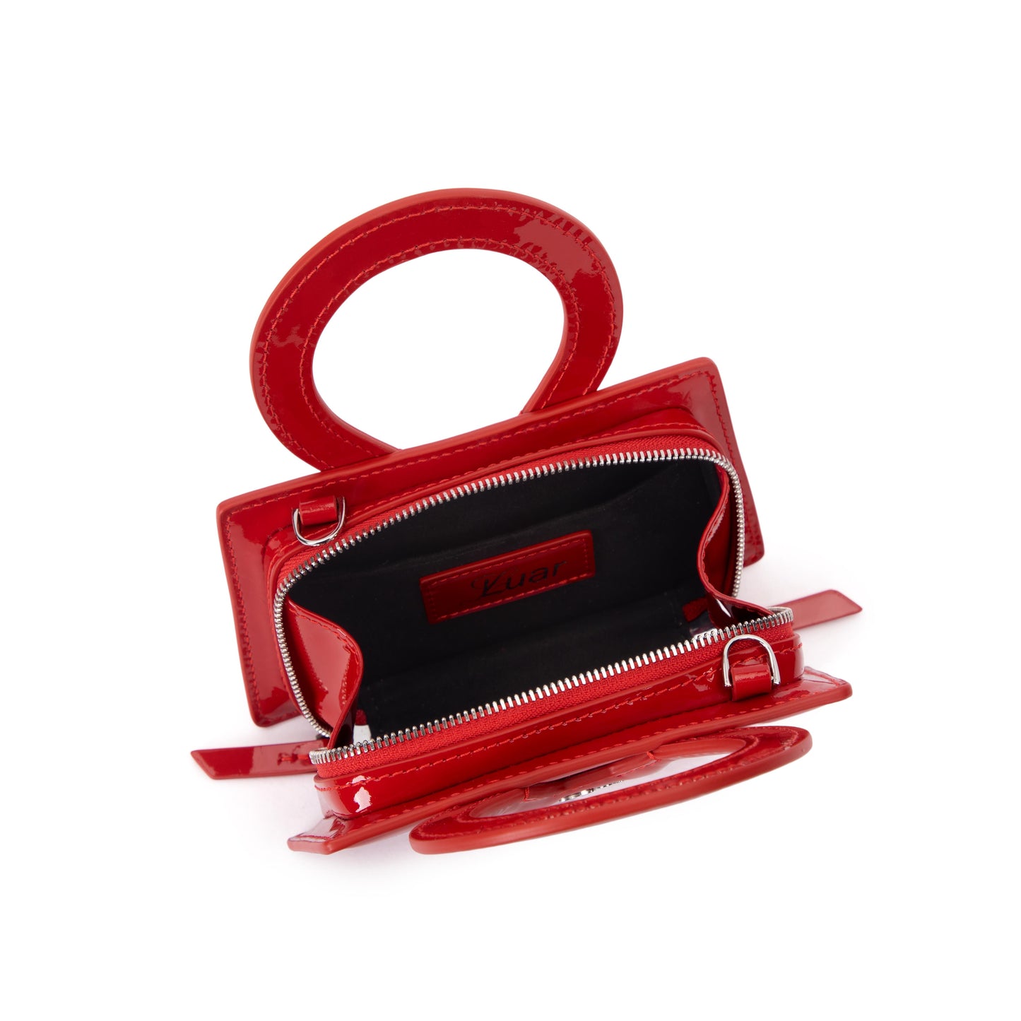 Mini Ana in Patent Red Leather