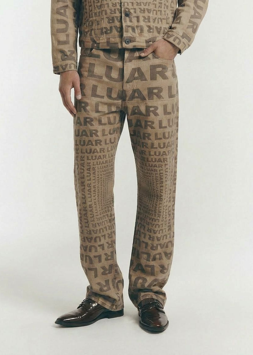 Logo Carpenter Pant in Tan