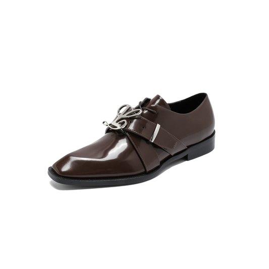 Adrian Brown Belted Oxford