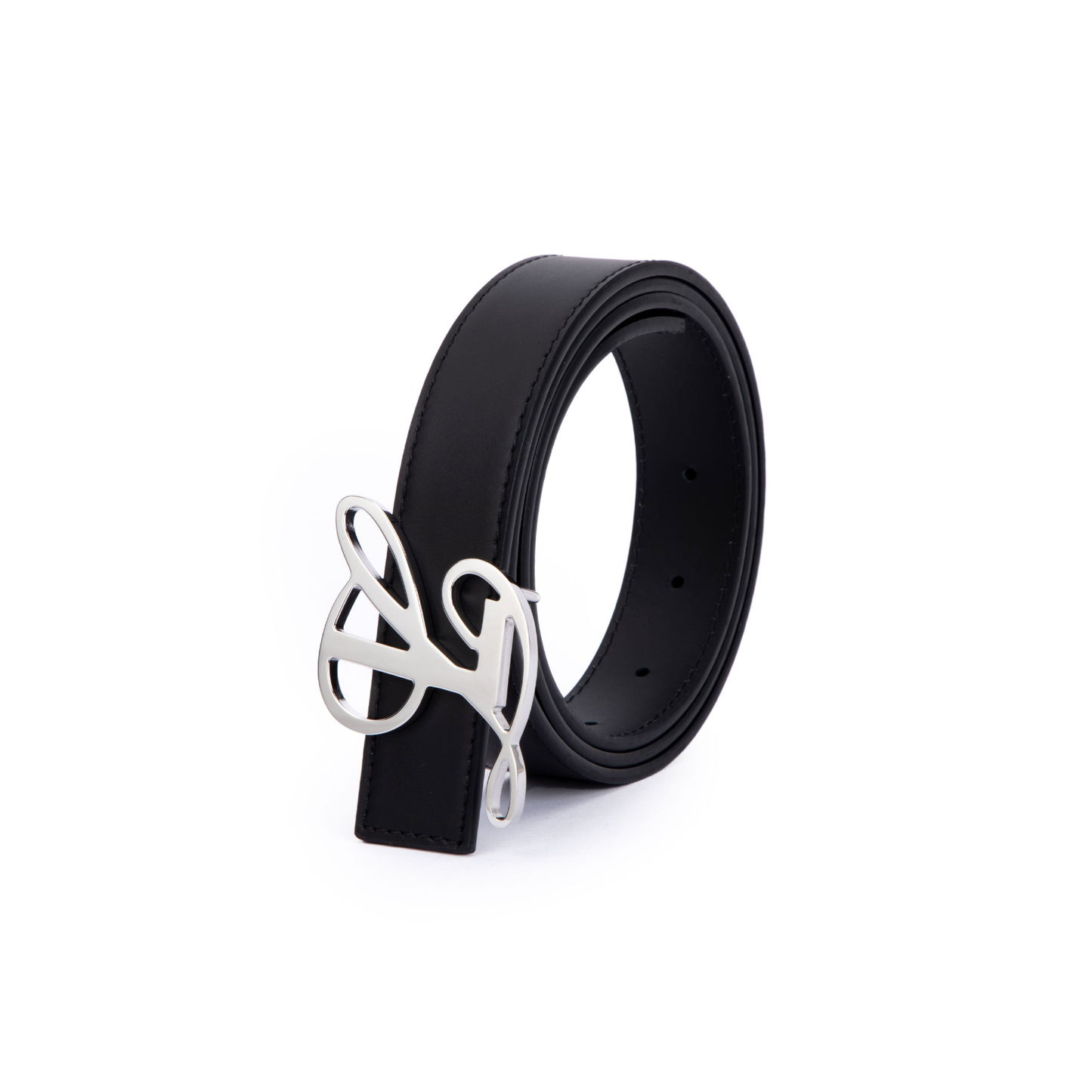 Baby Belt - Smooth Black Leather