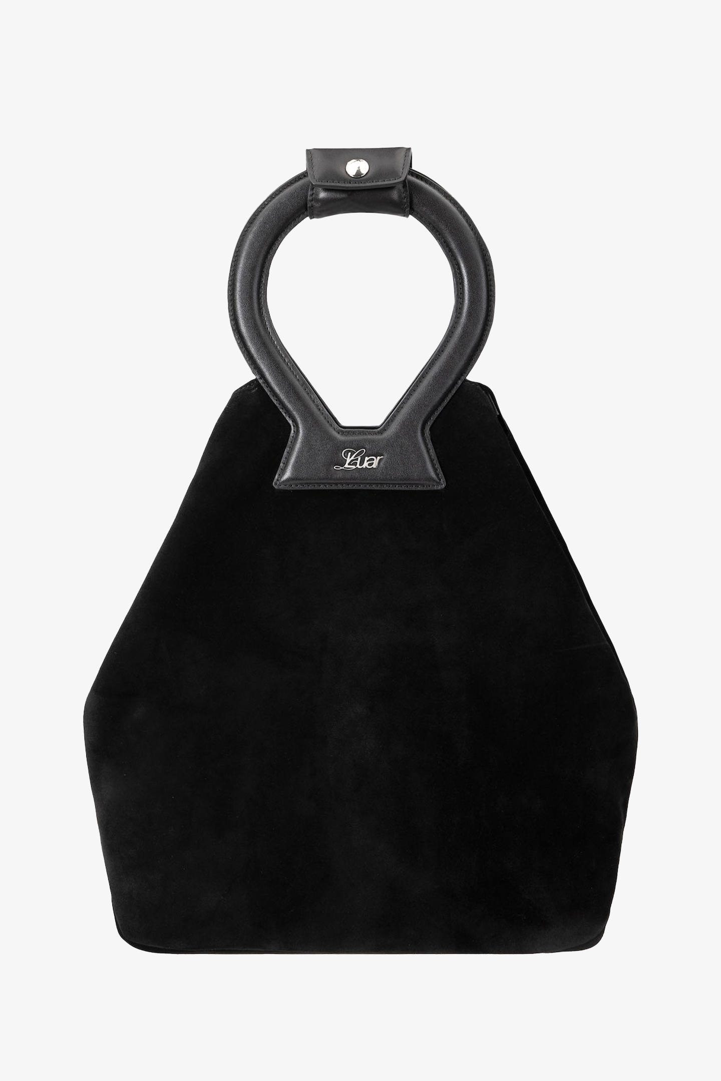 Black Suede Brooke Tote