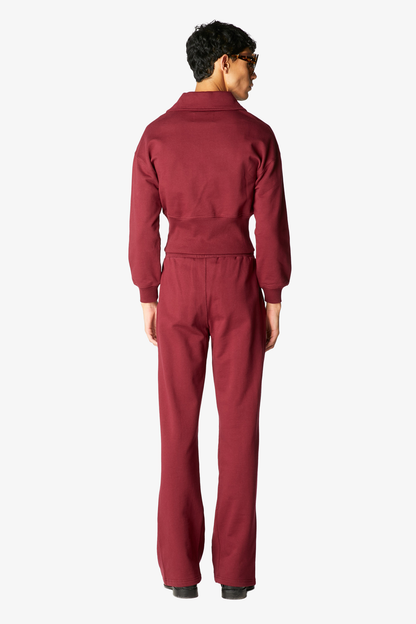 Logo Window Sweats - Burgundy