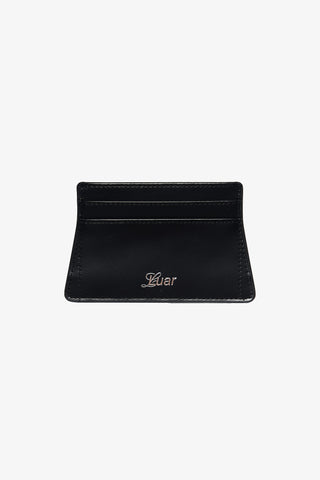 BLACK LEATHER CARDHOLDER