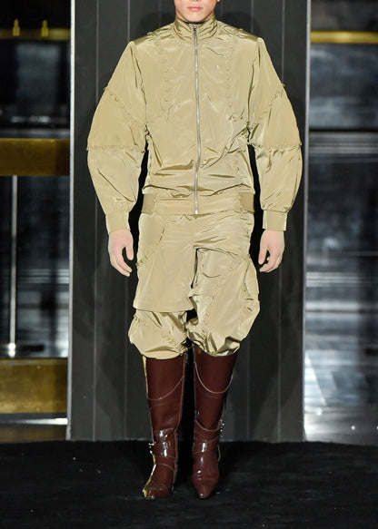 Unbutton Track Jacket Khaki
